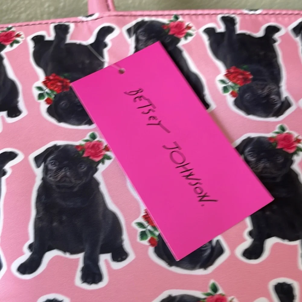 NWT Betsey Johnson Insulated Lunch Tote. Dog Lovers Design. - Picture 6 of 10